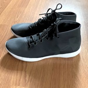 Under Armour brand new grey and white athletic shoes US size 10